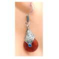 small-orange-stone-german-silver-earring1