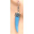 tooth-blue-german-silver-earring
