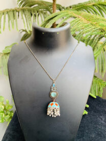 black-polish-blue-red-small-pendant (1)