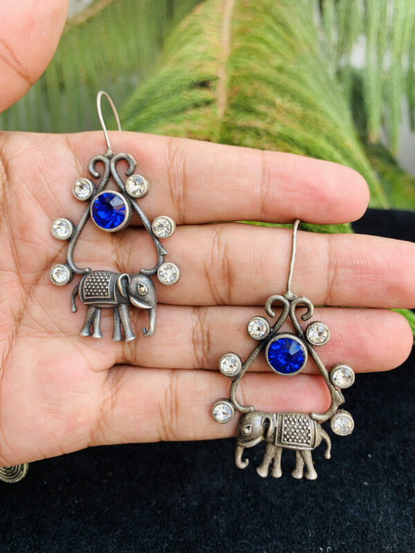 german-silver-blue-stone-earrings (2)