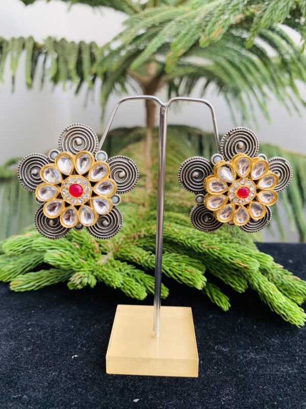 german-silver-kundan-red-blue-stone-earrings (2) german-silver-kundan-red-blue-stone-earrings (2)
