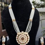 Indian-mores-chid-moti-rani-haar-green-pendant-set-5-scaled