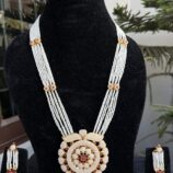 Indian-mores-chid-moti-rani-haar-green-pendant-set-3-scaled