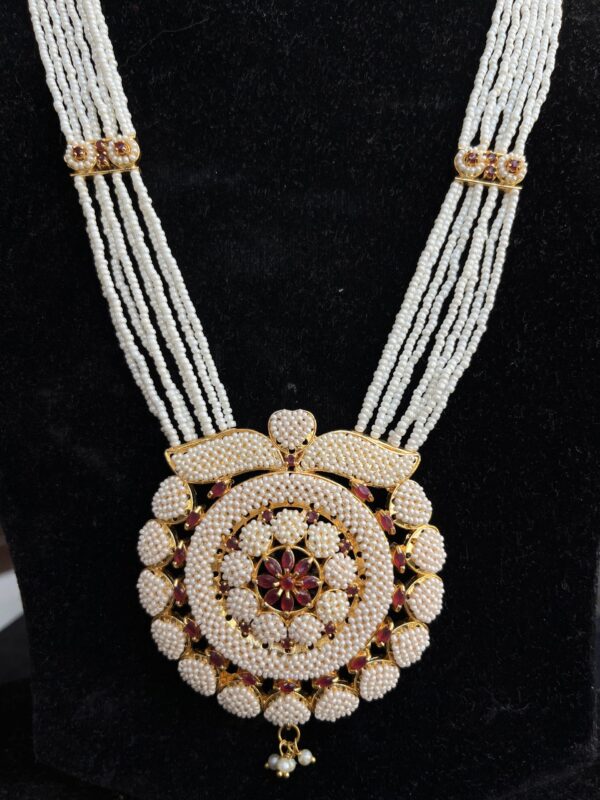 Indian-mores-chid-moti-rani-haar-green-pendant-set (4)