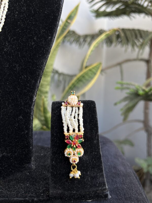 Indian-mores-chid-moti-rani-haar-green-pendant-set (5)