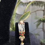 Indian-mores-chid-moti-rani-haar-white-red-green-pendant-set (2)