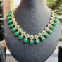 Indian-mores-green-stone-sleek-necklace-earrings-2-scaled