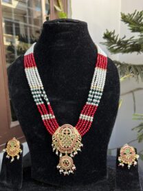 Indian-mores-jadau-long-round-chid-moti-multi-color-pendant-set-2-scaled