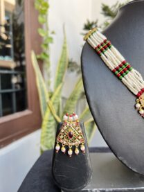 Indian-mores-jadau-red-chid-moti-necklace-set (2)