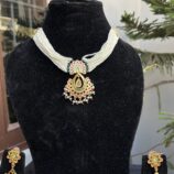 Indian-mores-jadau-red-color-drop-pendant-chid-moti-necklace-set-2-scaled