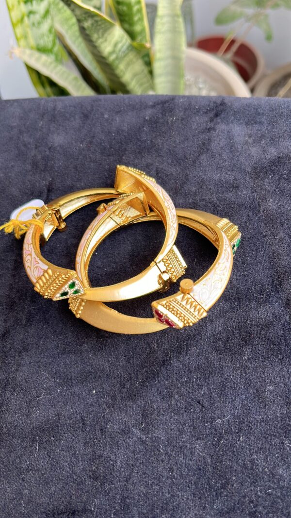 Indian-mores-multi-stone-gold-plated-bangles (2) Indian-mores-multi-stone-gold-plated-bangles (2)
