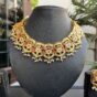 Indian-mores-pentagon-red-stone-jadau-neckalce-set-2-scaled