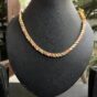 Indian-mores-pink-stone-singleline-necklace-earrings-2-scaled
