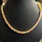 Indian-mores-pink-stone-singleline-necklace-earrings (2)