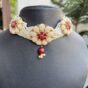 Indian-mores-rajasthani-chidmoti-3-red-flower-choker-set (3)