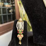 Indian-mores-rajasthani-chidmoti-leaf-round-flower-pendant-set (2)