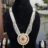 Indian-mores-rajasthani-chidmoti-leaf-round-red-stone-pendant-set-2-scaled