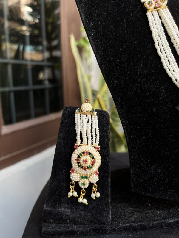Indian-mores-rajasthani-chidmoti-peacock-shaped-long-pendant-set (2)