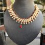 Indian-mores-rajasthani-chidmoti-sleek-red-stone-choker-set-2-scaled