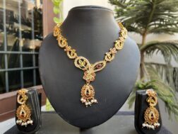 Indian-mores-stylish-red-stone-jadau-neckalce-set-2-scaled