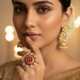 Red-ring-pachi-kundan
